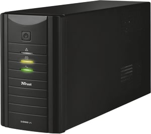 Trust Oxxtron 1000 VA besprekidno napajanje (UPS), 2 utičnice - crno
