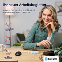 Bluetooth myš Trust Primo, 1000-1600 DPI, kompaktná, čierna 2