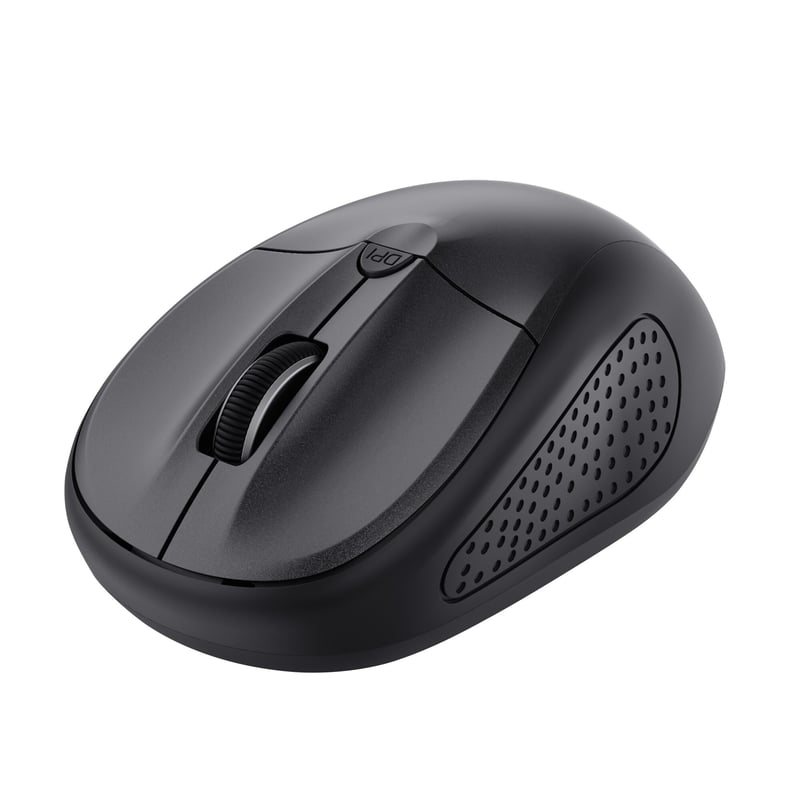 Bluetooth myš Trust Primo, 1000-1600 DPI, kompaktná, čierna