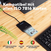 Trust Primo DNI Intelligens Kártyaolvasó USB, ID Kártya Olvasó, Plug & Play - standard 3