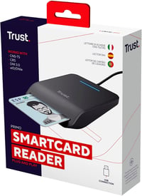 Trust Primo DNI Intelligens Kártyaolvasó USB, ID Kártya Olvasó, Plug & Play - standard 10