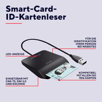Trust Primo DNI Intelligens Kártyaolvasó USB, ID Kártya Olvasó, Plug & Play - standard 2
