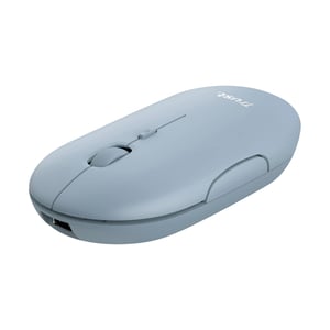 Bezdrôtová nabíjateľná myš Trust Puck, Bluetooth/2,4 GHz – modrá