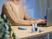 Bezdrôtová nabíjateľná myš Trust Puck, Bluetooth/2,4 GHz – modrá 7