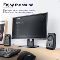 PC reproduktory Trust Remo 2.0, 16 W, napájanie cez USB, čierne 3