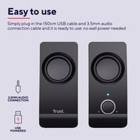 PC reproduktory Trust Remo 2.0, 16 W, napájanie cez USB, čierne 5