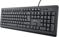 Trust Taro QWERTY Spanyol Billentyűzet Csendes Gombokkal USB PC Laptop Fekete 1