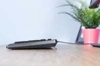 Kábová klávesnica Trust Taro USB, plná veľkosť, tichá, UK QWERTY – čierna 7