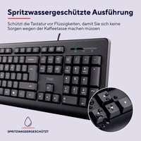 Set tastatură și mouse cu fir Trust Taro, layout german QWERTZ 4