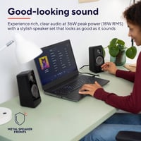 Reproduktory k PC Trust Tytan 2.0, 36 W, napájanie cez USB, čierne, pre počítač a notebook 2