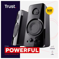 Reproduktory k PC Trust Tytan 2.0, 36 W, napájanie cez USB, čierne, pre počítač a notebook 10