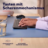 Bezdrôtová klávesnica Trust Vaiya Bluetooth + 2,4 GHz QWERTZ — chybná, na súčiastky: nereaguje na nič (stav: pozri 2. obrázok) 6