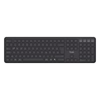 Bezdrôtová klávesnica Trust Vaiya Bluetooth + 2,4 GHz QWERTZ — chybná, na súčiastky: nereaguje na nič (stav: pozri 2. obrázok) 3