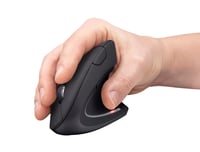 Trust Verto bezdrôtová vertikálna ergonomická myš – červená 9