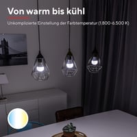 Trust WiFi E14 okos izzó, dimmelhető LED, Alexa és Google Home kompatibilis, RGB, 2 db 2