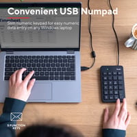 Numerická klávesnica Trust Xalas USB – čierna 2