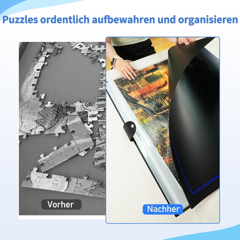 Truwheelz Extra Large puzzle tárolófolder 20 puzzle-hez, 77x66x5cm