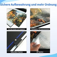 Truwheelz Extra Large puzzle tárolófolder 20 puzzle-hez, 77x66x5cm 4