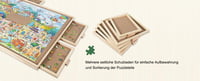 Truwheelz Forgatható Puzzle Asztal 6 Fiókkal és Fedéllel - 64x87 cm Fa Kirakós Tábla 1500 Darabos Játékhoz - Lazy Susan Forgó Rendszer

AI:  7
