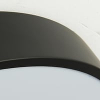 TRUYOK LED mennyezeti lámpa mozgásérzékelővel, kör alakú - fekete - 6000K hideg fehér 8