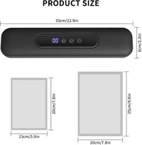 Trywise automatikus vákuumfóliázó gép LCD kijelzővel, 30 vákuumzacskóval 2