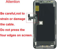 TSIOFO iPhone 11 Pro LCD kijelző csere 5.8" 3D Touch érintőképernyő teljes szett szerszámokkal 5