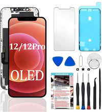 TSIOFO iPhone 12/12 Pro OLED kijelző csere 6.1" érintőképernyő teljes szerelési készlettel 1