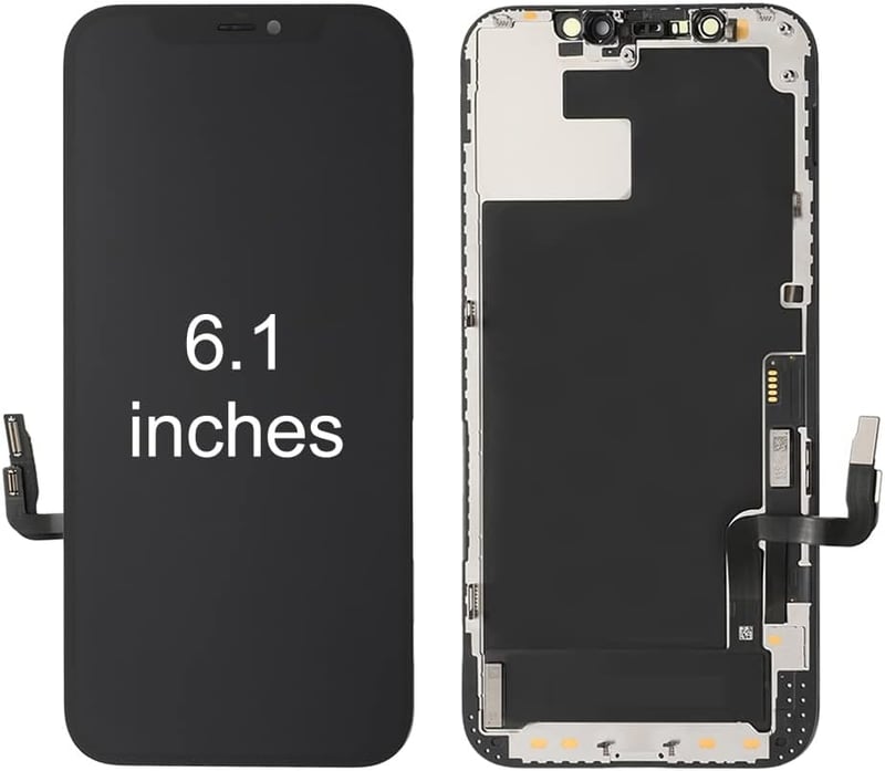 TSIOFO iPhone 12/12 Pro OLED kijelző csere 6.1" érintőképernyő teljes szerelési készlettel