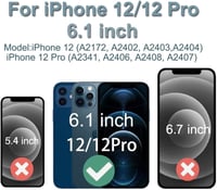 TSIOFO iPhone 12/12 Pro OLED kijelző csere 6.1" érintőképernyő teljes szerelési készlettel 2