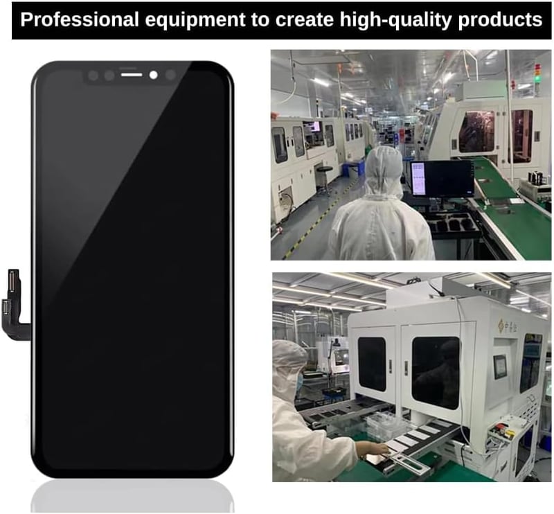TSIOFO iPhone 12/12 Pro OLED kijelző csere 6.1" érintőképernyő teljes szerelési készlettel