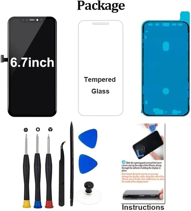 TSIOFO iPhone 12 Pro Max kijelző LCD érintőképernyő szenzor csere szett