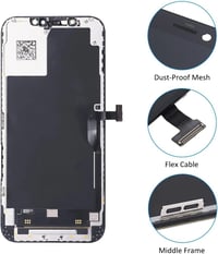 TSIOFO iPhone 12 Pro Max kijelző LCD érintőképernyő szenzor csere szett 4