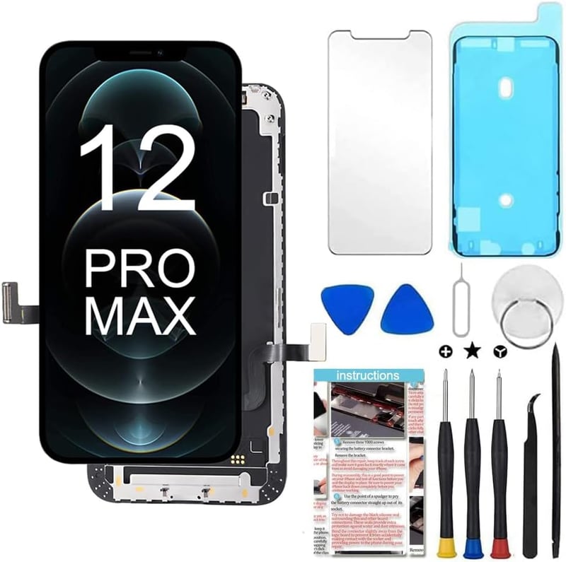 TSIOFO iPhone 12 Pro Max kijelző LCD érintőképernyő szenzor csere szett