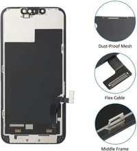 TSIOFO iPhone 13 LCD kijelző 6.1" érintőképernyő szenzor csere szett 4