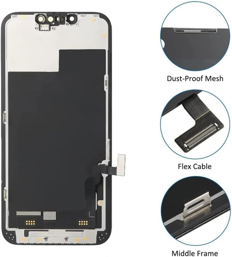 TSIOFO iPhone 13 LCD kijelző 6.1" érintőképernyő szenzor csere szett