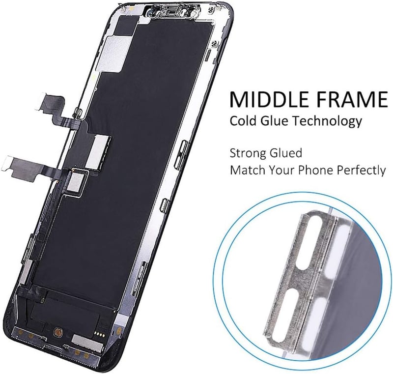TSIOFO iPhone XS Max kijelző LCD csere 6.5" érintőképernyő digitalizáló szerelési készlet