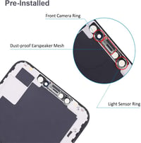 TSIOFO iPhone XS Max kijelző LCD csere 6.5" érintőképernyő digitalizáló szerelési készlet 5