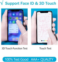 TSIOFO iPhone XS Max kijelző LCD csere 6.5" érintőképernyő digitalizáló szerelési készlet 7