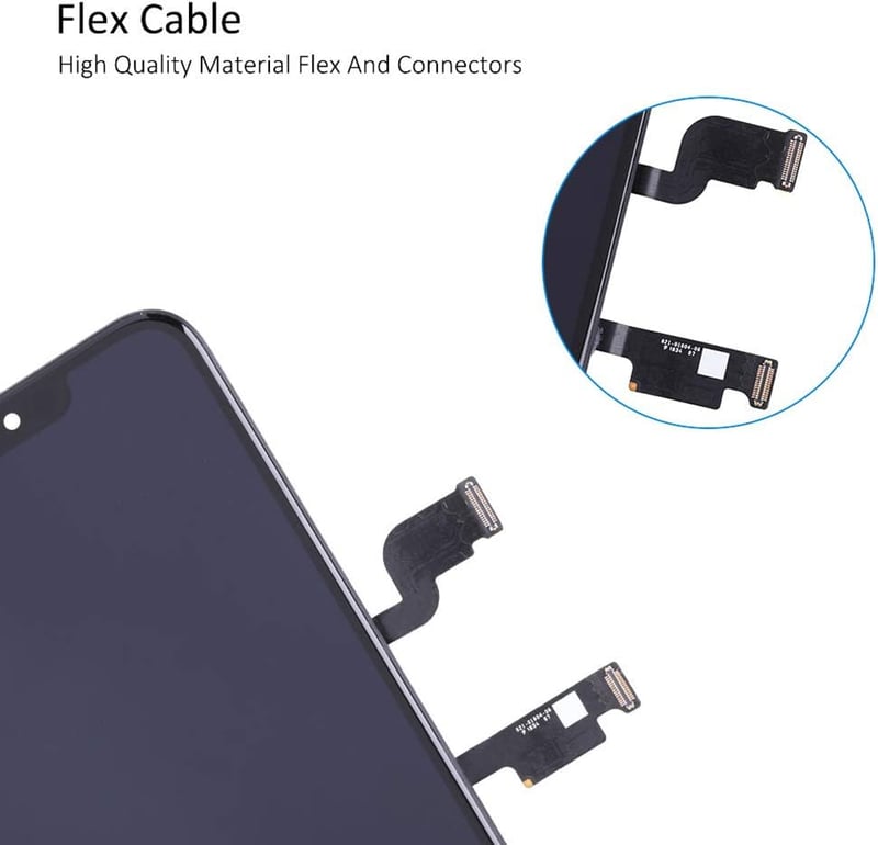 TSIOFO iPhone XS Max kijelző LCD csere 6.5" érintőképernyő digitalizáló szerelési készlet