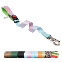 Krátke vodítko pre psov TSPRO pre veľké psy, s polstrovanou rukoväťou - modro-ružový prechod - 51 cm 2