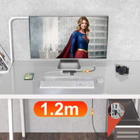 TSUPY USB 3.0 Hub 5 az 1-ben, 3 Port + SD TF Kártyaolvasó, 1.2m Kábel 5