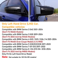 TTCR-II 2 db bal és jobb oldali külső tükör csere BMW modellekhez G20 G42 G22 G23 G26 I4 G30 G31 G38 G11 G12 G14 G15 G16 3