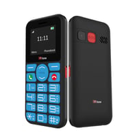 TTfone TT190 Telefón s veľkými tlačidlami pre seniorov - Čierny, Voľný na všetky siete, s nabíjacím stojanom, SOS núdzové tlačidlo, 800 mAh, 3,5 mm jack 2
