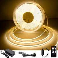 TTWAY COB LED szalag 10m meleg fehér 2700K dimmelhető távirányítóval 1