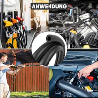 TUAKIMCE üzemanyag-tömlő 10 mm belső átmérő - fekete - 3 m 6