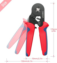 Tubtap Krimpelő Fogó Készlet 1200 db Érvéghüvellyel, Elektromos Szereléshez, Ergonomikus Fogantyúval, Piros 4