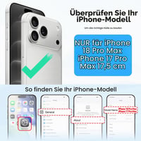 TUCCH Crossbody Wallet puzdro pre iPhone 18 Pro Max / 17 Pro Max (6,9") – čierne, puzdro na telefón v štýle kabelky cez rameno 2