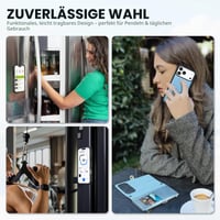 TUCCH Crossbody Wallet puzdro pre iPhone 18 Pro Max / 17 Pro Max (6,9") – čierne, puzdro na telefón v štýle kabelky cez rameno 9
