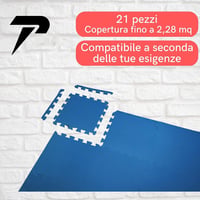 Tuco Sport 21 darabos puzzle fitness szőnyeg csúszásmentes edzőpad ütéselnyelő védelemmel 6