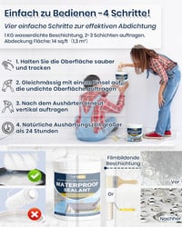 Tufinein Átlátszó Vízhatlan Szigetelő Tömítés 1kg Univerzális Szellőző 3